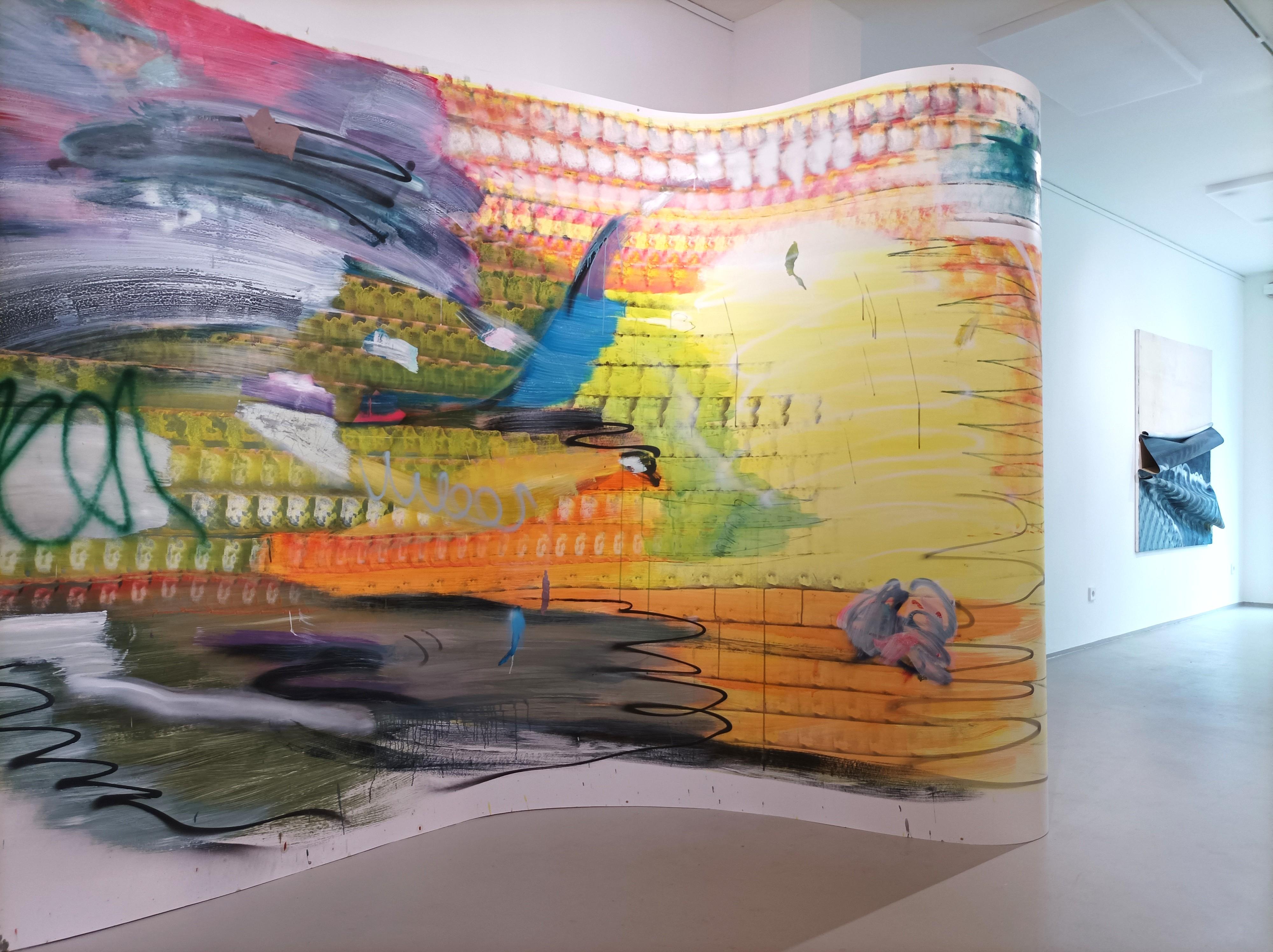 Andreas Bausch Abstract Parcours Painting